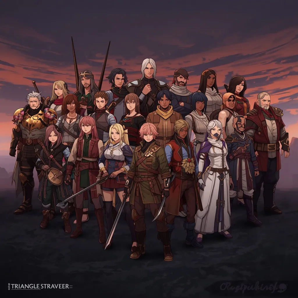 Kintsugi: The Fall — the twenty-two playable heroes, one per town
